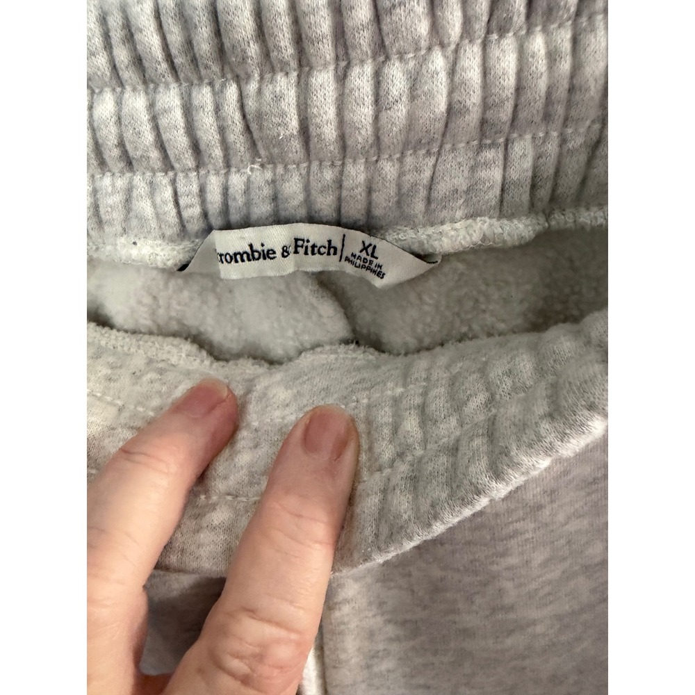 Abercrombie and Fitch Jogger Sweatpants Xl Gray Lounge Athleisure Sport Normcore - Picture 6 of 14